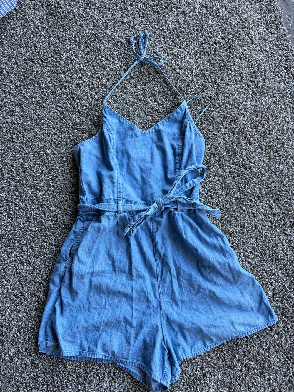 Hollister denim romper